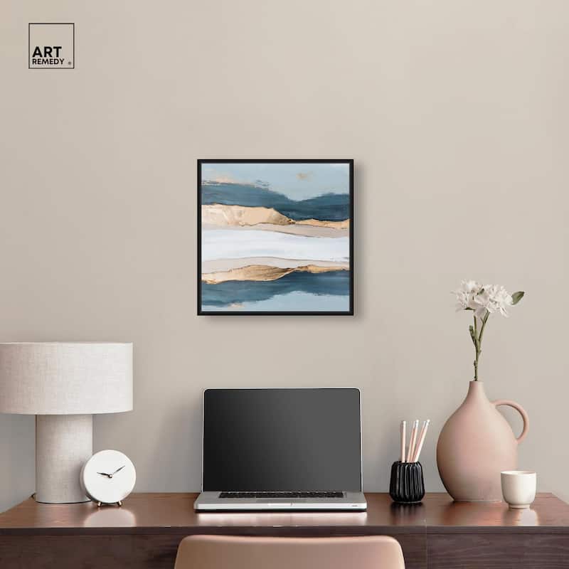 Crystalline Depths I Canvas by Art Remedy