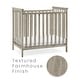 preview thumbnail 5 of 10, Middleton Mini Crib with 2.75-Inch Mattress, Greenguard Gold Certified, Textured Limestone
