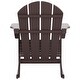 preview thumbnail 57 of 85, POLYTRENDS Laguna Adirondack Eco-Friendly Poly All-weather Outdoor Rocking Chair