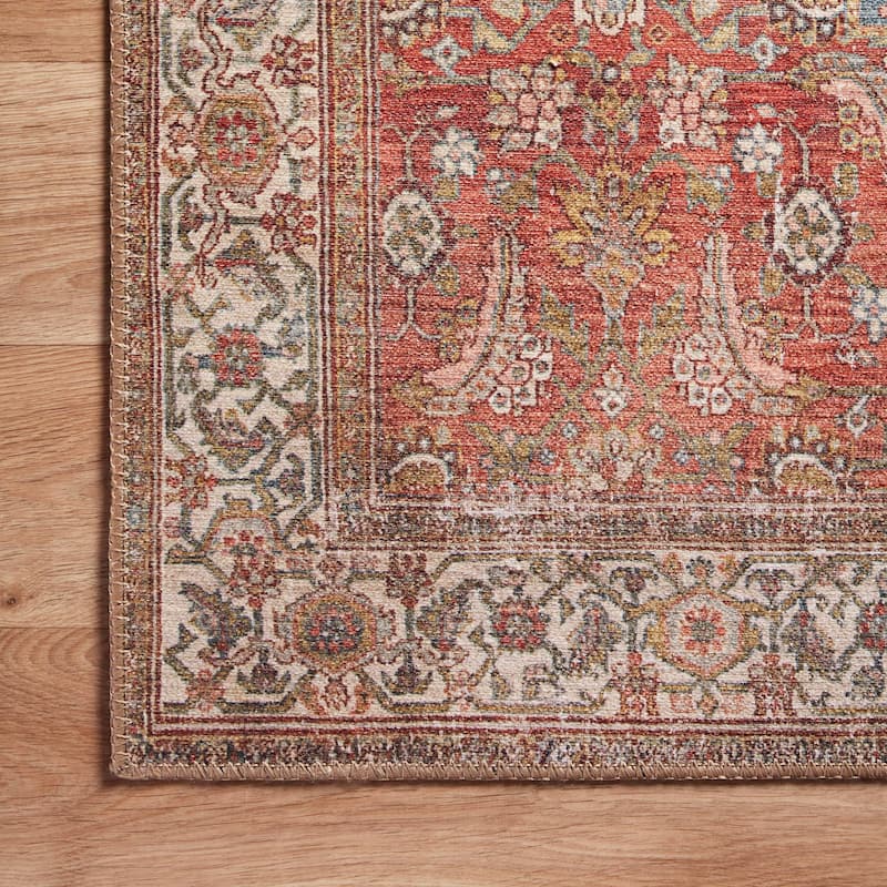 Alexander Home Victoria Bohemian Medallion Printed Vintage Area Rug