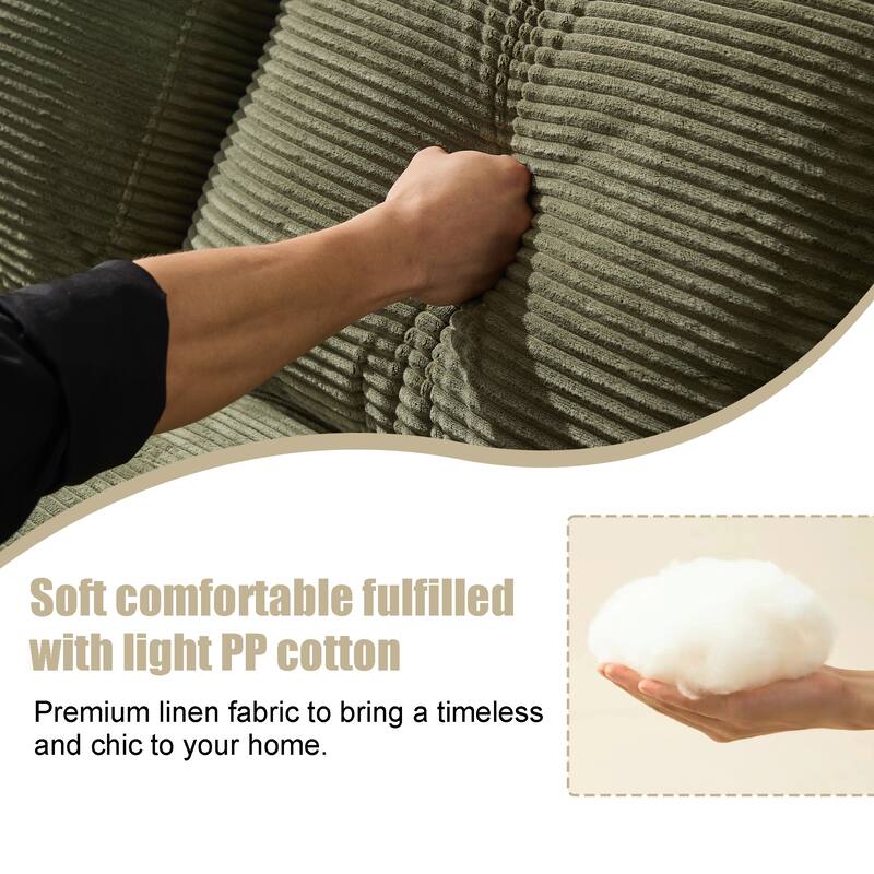 98.4'' L-Shaped 4-Seat Modular Sectional Sofa with Chaise, Modern Design, and Comfortable High-Resilience Foam Cushions