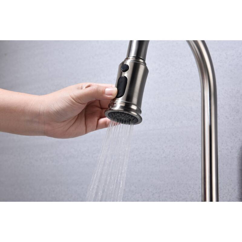 Kitchen Faucet with Pull Out Spraye, High-Quality Anti-Corrosion And Anti-Rust Surface Single Lever Kitchen Faucet