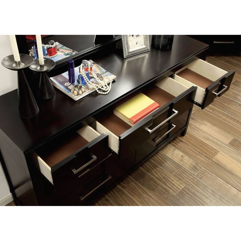 Charming Transitional Nightstand with Advanced Drawer Construction for Bedroom Enhancement
