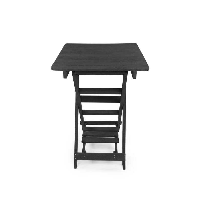 Patagonia Fully Assembled All-Weather Recycled HDPE Outdoor Folding Bar table
