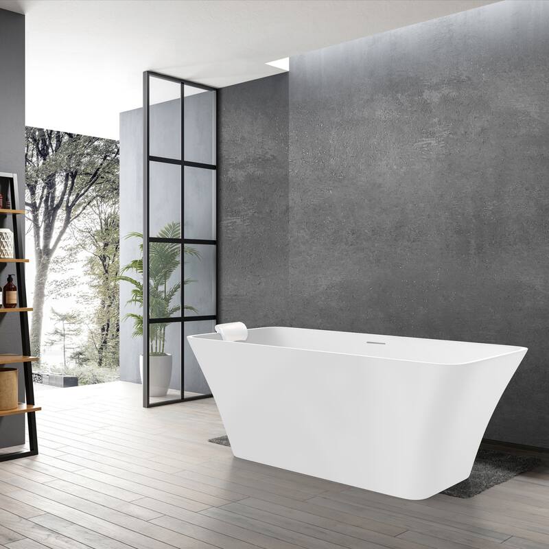 Transolid K-AFTL6730-M31 Lily Grande 67" Free Standing Acrylic Soaking