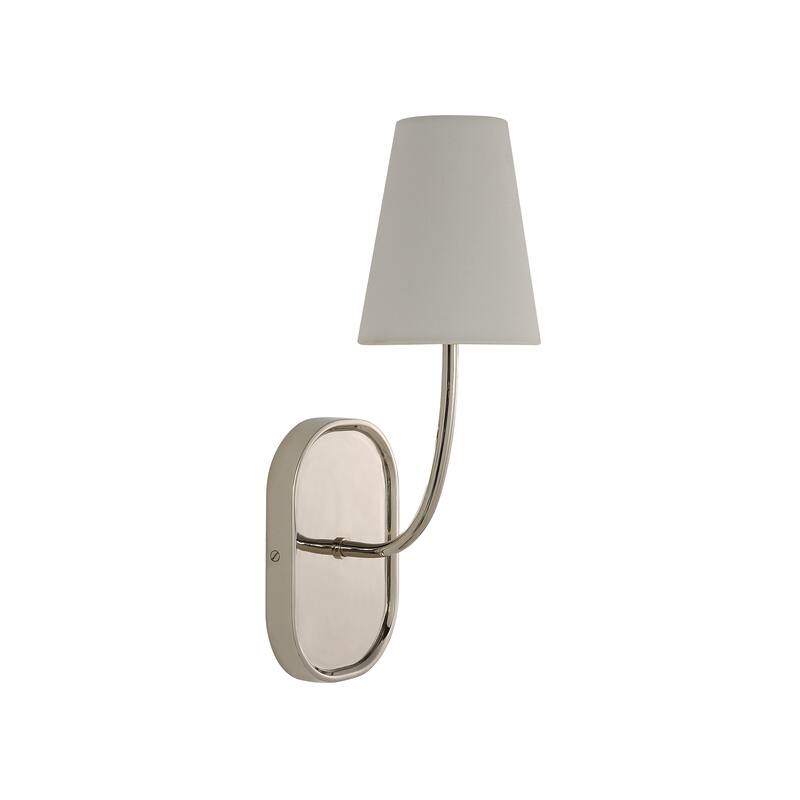 Renwil Annona 15.75" Height Wall Sconces, Polished Nickel - Silver