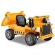 preview thumbnail 2 of 16, Kids Ride on Dump Truck 12V Ride on Car with Electric Dump Bed - 48" x 25" x 22" (L x W x H)