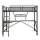 preview thumbnail 6 of 22, Full Loft Bed with Desk and Shelf