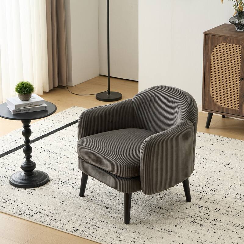 Living Room Corduroy Armchair