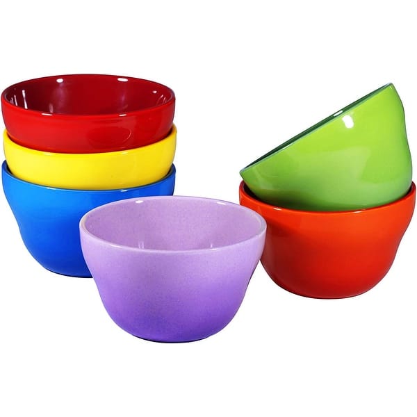 Porcelain Dessert Bowls Set 8 Oz Durable Ceramic Bowls Set Of 6 Overstock 29473638