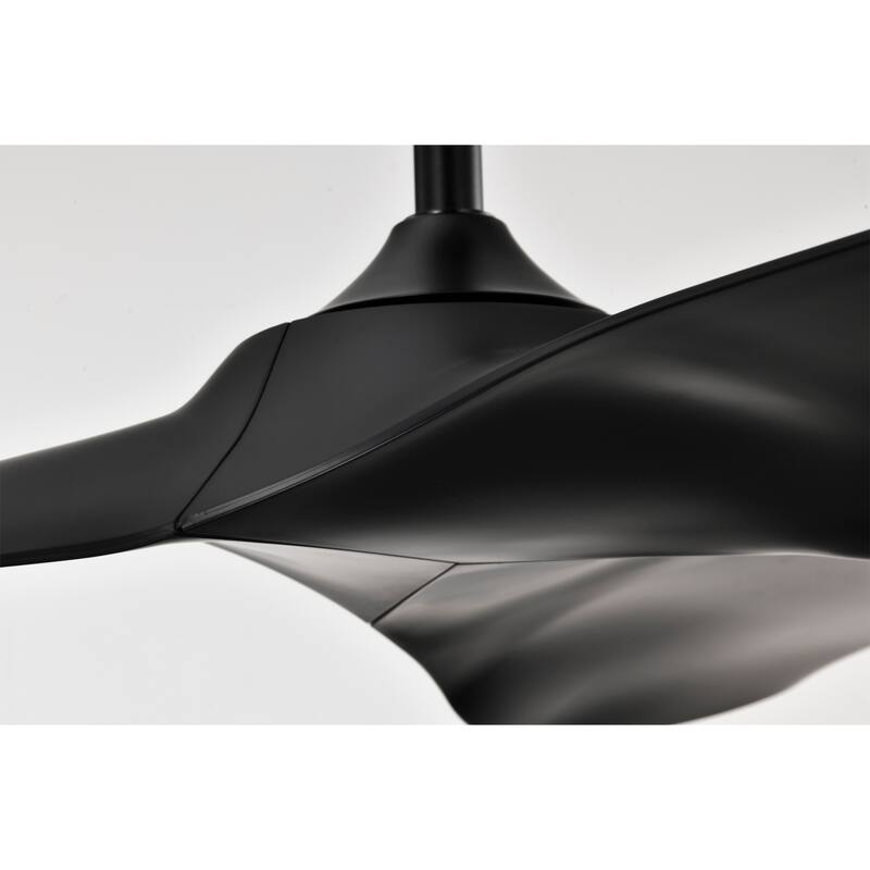 Duncan Modern 3 Bladed Ceiling Fan with Remote