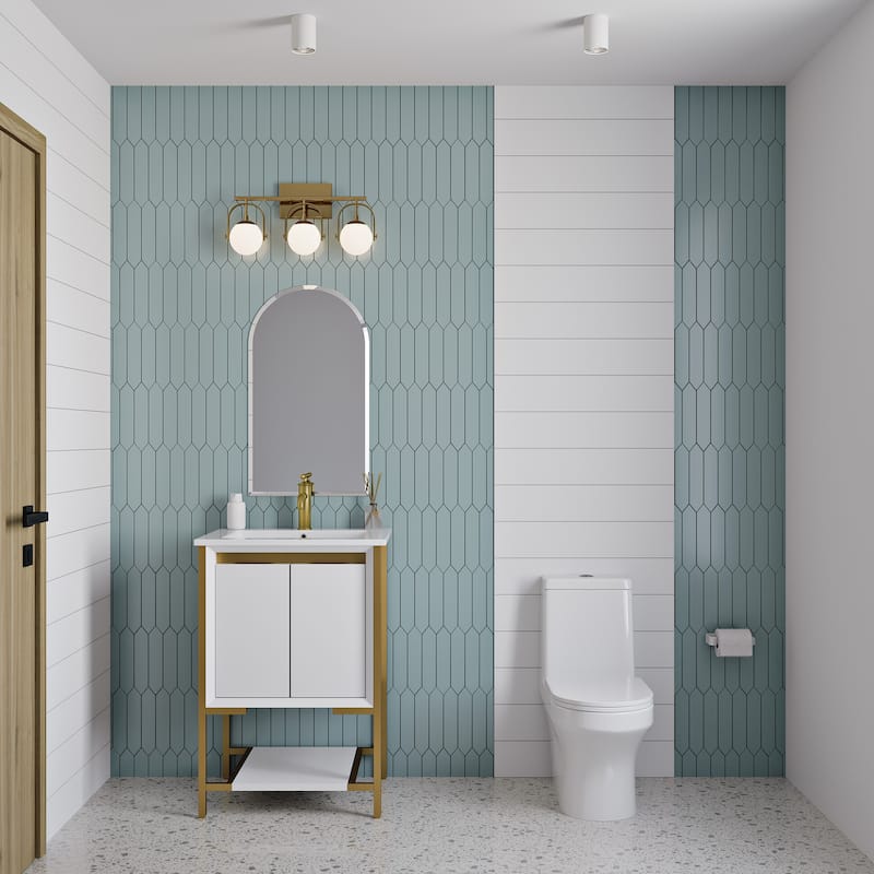 Bron One-Piece Elongated Toilet Dual Vortex Flush 1.1/1.6 gpf