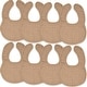 preview thumbnail 24 of 60, Muslin Cotton Baby Bibs Adjustable Size with Easy Snaps by Comfy Cubs Cedar - Pack of 8