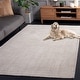 preview thumbnail 27 of 36, SAFAVIEH Mirage Miljeta Contemporary Viscose Rug 6' Round - Beige - Round