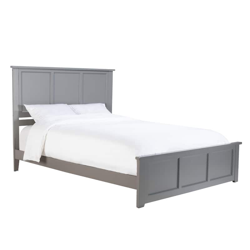 Madison Wood Low Profile Platform Bed with Matching Footboard