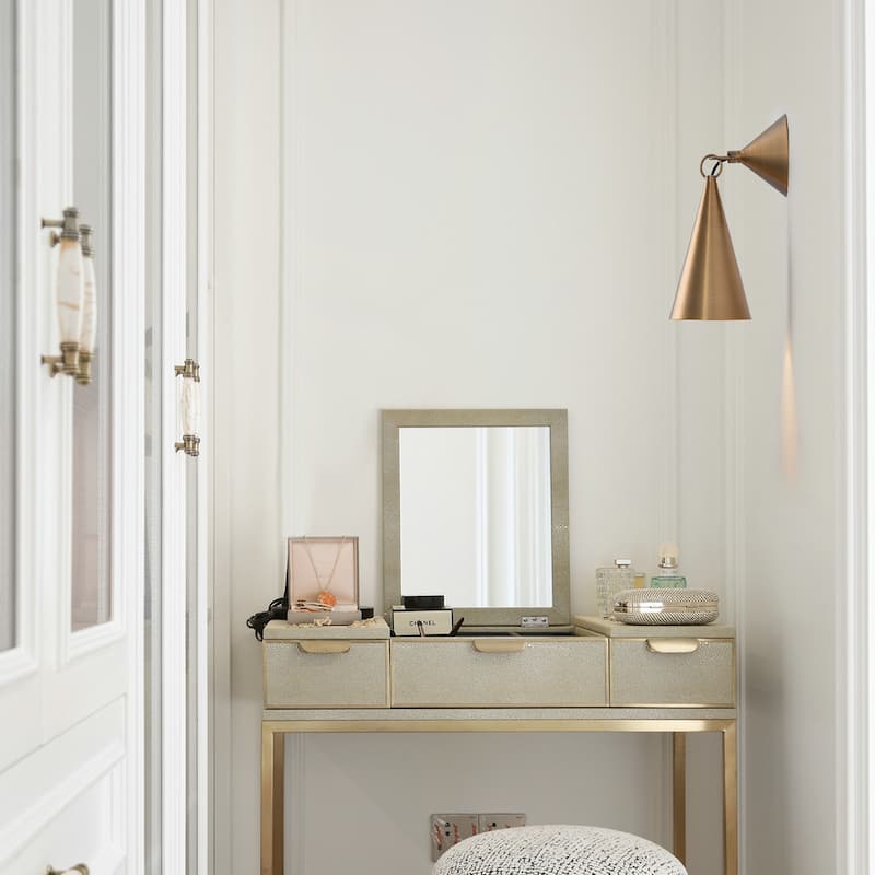 Industrial Bronze 1-Light Wall Sconce with Conical Metal Shade