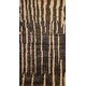 preview thumbnail 1 of 16, Black Contemporary Abstract Area Rug Hand-knotted Jute Carpet - 2'10"x 5'4"