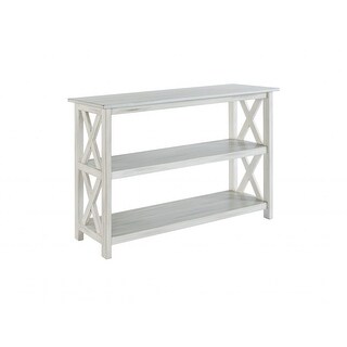 Jamestown Antique White Wood Entryway Table