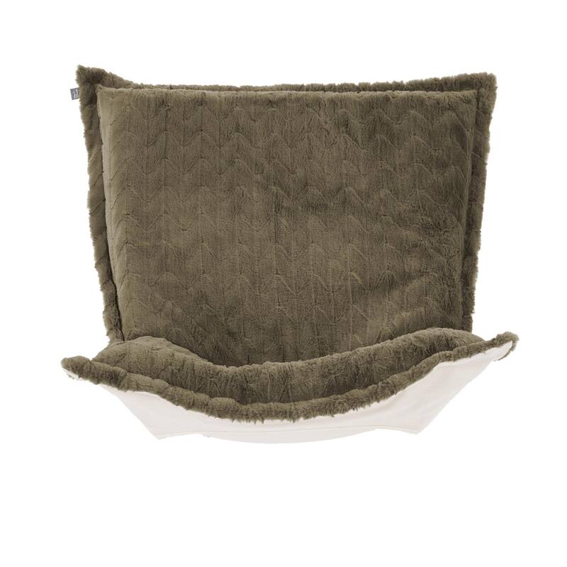 Allan Andrews Puff Chair Cushion & Cover Only, Angora Collection - Moss
