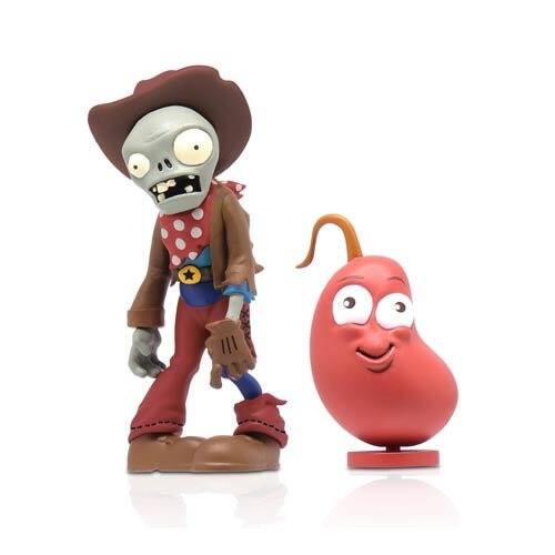 Shop Plants Vs Zombies 3 Figure 2 Pack Cowboy Zombie Chili Bean Multi Overstock 13672017