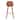 Aurelle Home Natina Modern Wood and Leather Barstool