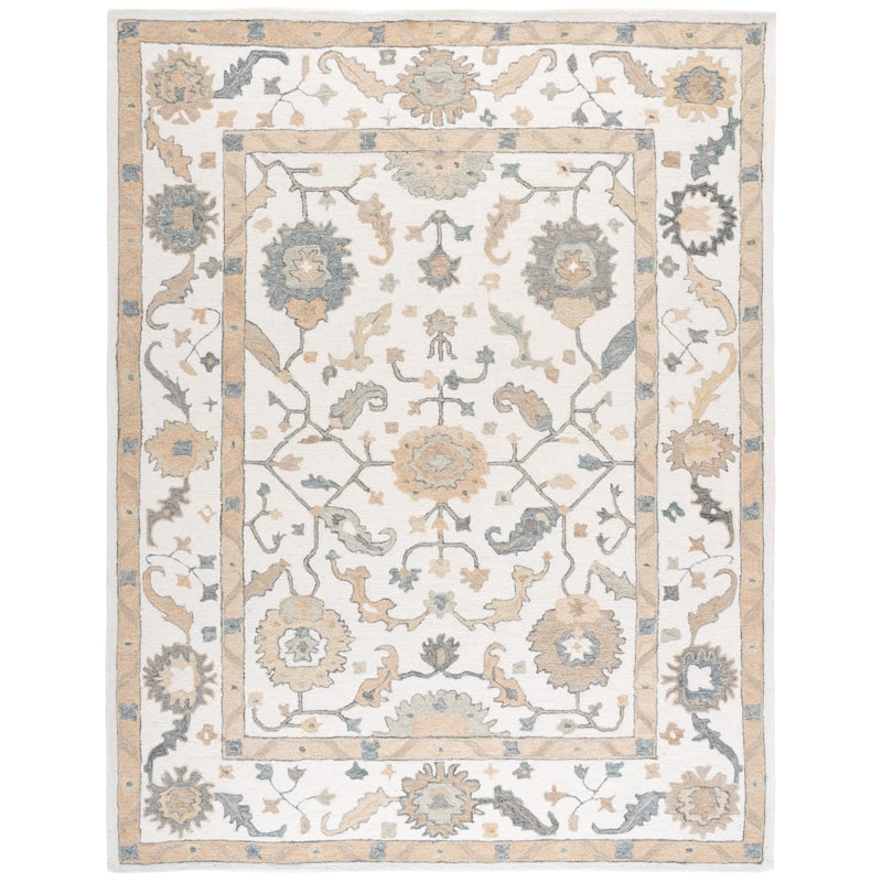 SAFAVIEH Handmade Metro Mabel Wool Rug - 8' x 10' - Ivory/Beige