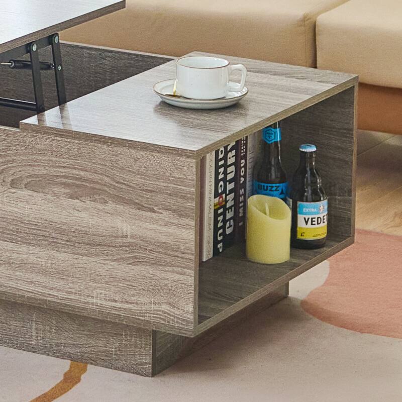 CO-Z Modern Lift Top Coffee Table with Storage