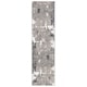 preview thumbnail 11 of 9, SAFAVIEH Pyramid Nikolitsa Modern Abstract Rug 2'2" x 8' Runner - Ivory Grey/Charcoal - Runner