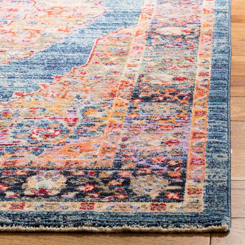 SAFAVIEH Nirvana Lurline Modern Oriental Polyester Rug