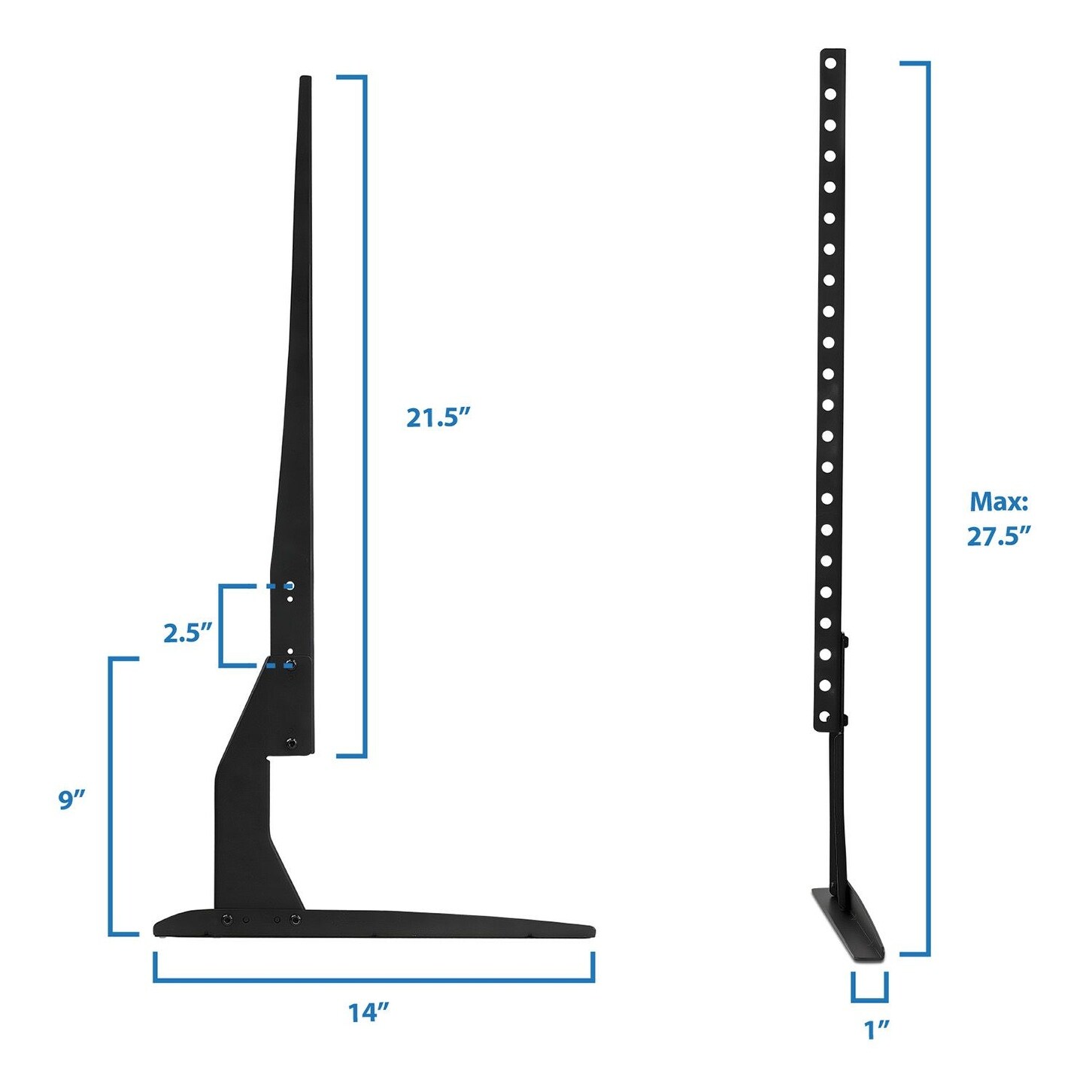 Shop Mount It Universal Tv Stand Base Replacement For 32 60 Inch Tvs Overstock 18236695