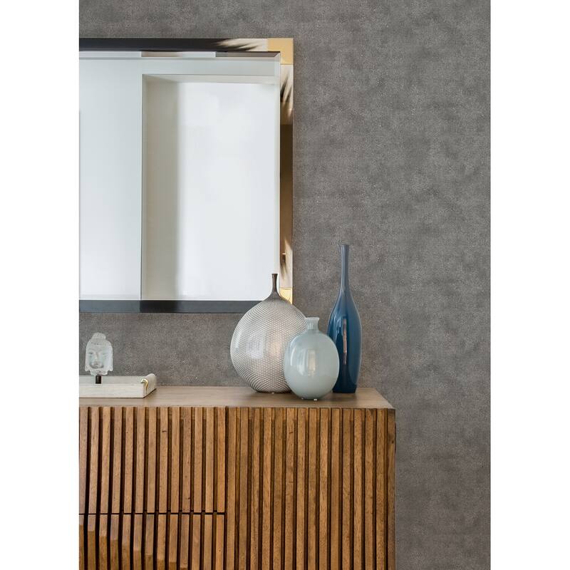 A-Street Prints Cibola Pewter Stone Wallpaper