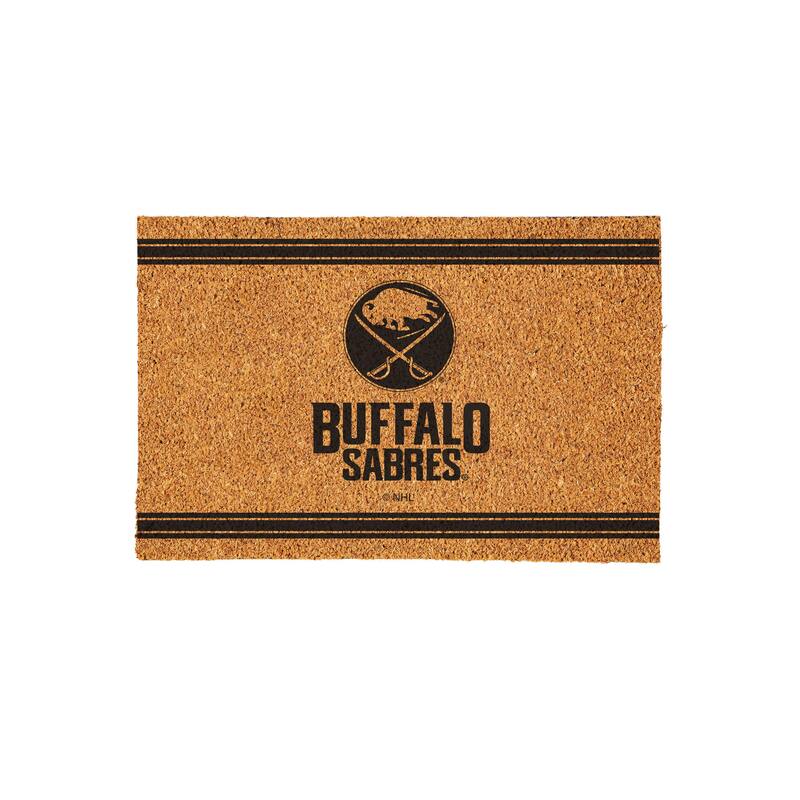 Buffalo Sabres Monochrome Indoor/Outdoor Coir Door Mat