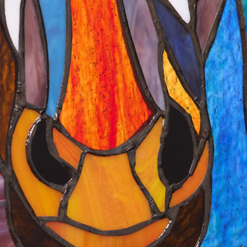 River of Goods Multicolor Mustang River of Goods Stained Glass Window Panel - 8.5" x 0.25" x 13"