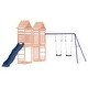 preview thumbnail 2 of 21, vidaXL Swing Set Outdoor Backyard Wooden Playground Equipment for Kids Age 3-8