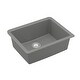 preview thumbnail 46 of 49, Karran Undermount 24.38 in Single Bowl Quartz Kitchen Sink