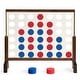 preview thumbnail 12 of 10, Costway Giant 4 In A Row Game Wood Board Connect Game Toy For Adults - 32.5'' X 8'' X 28'' (LXDXH)