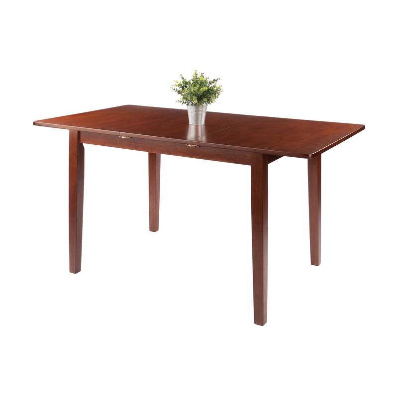 Darren Dining Table w/ Extension Top, Walnut