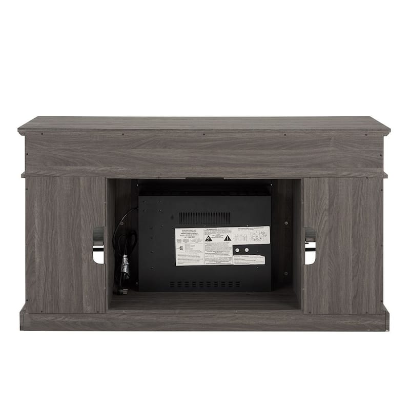 58.25 Inch Classic TV Stand with 23-Inch Fireplace Insert