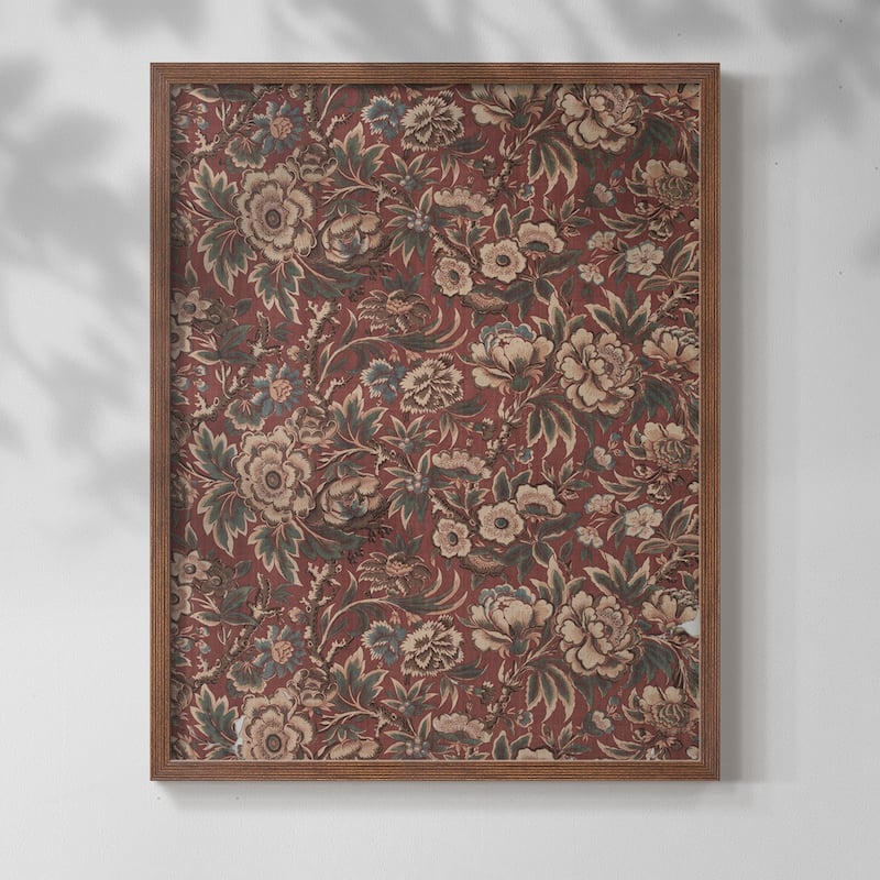 Vintage Abstract Print LXXVI -Framed Print