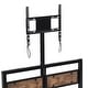 preview thumbnail 13 of 11, Twin Platform Bed w/ Headboard and Footboard, Platform Bed Frame w/ 2 Storage Drawers and Rotatable TV Stand for Bedroom, Black