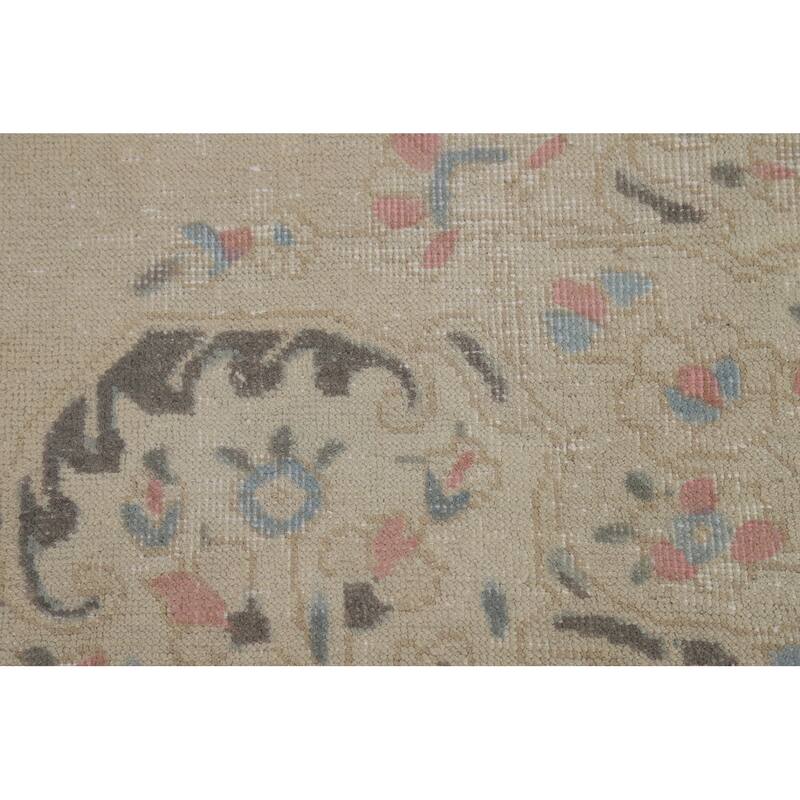 Floral Tabriz Persian Area Rug Handmade Traditional Wool Carpet - 8'3"x 10'10"