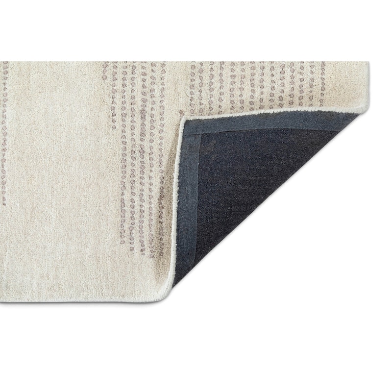 Terra by Obeetee Jaipur Modern Ivory Rug