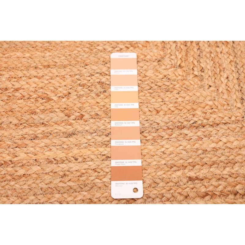 ECARPETGALLERY Flat-Weave Palas Denizli Tan Jute Rug - 4'7 x 6'8