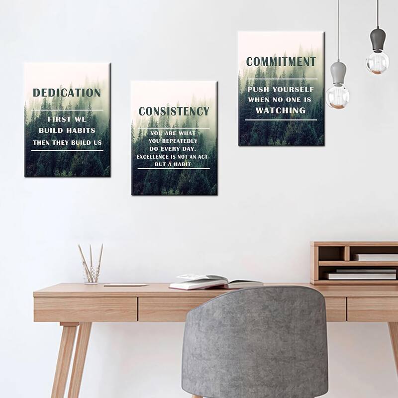 Inspirational Canvas Wall Art Dedication