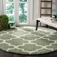 preview thumbnail 10 of 99, SAFAVIEH Montreal Shag Sadia 2-inch Thick Rug 6'7" Round - Sage/Ivory - Round