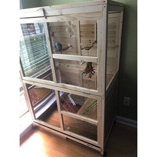 glass rabbit cage