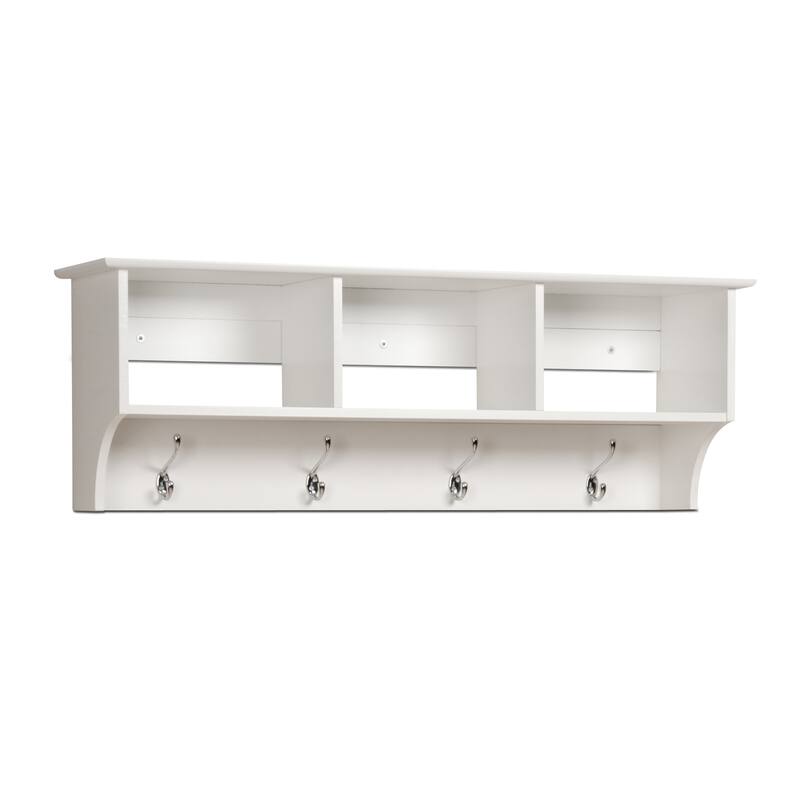 Winslow White Hanging Entryway Shelf