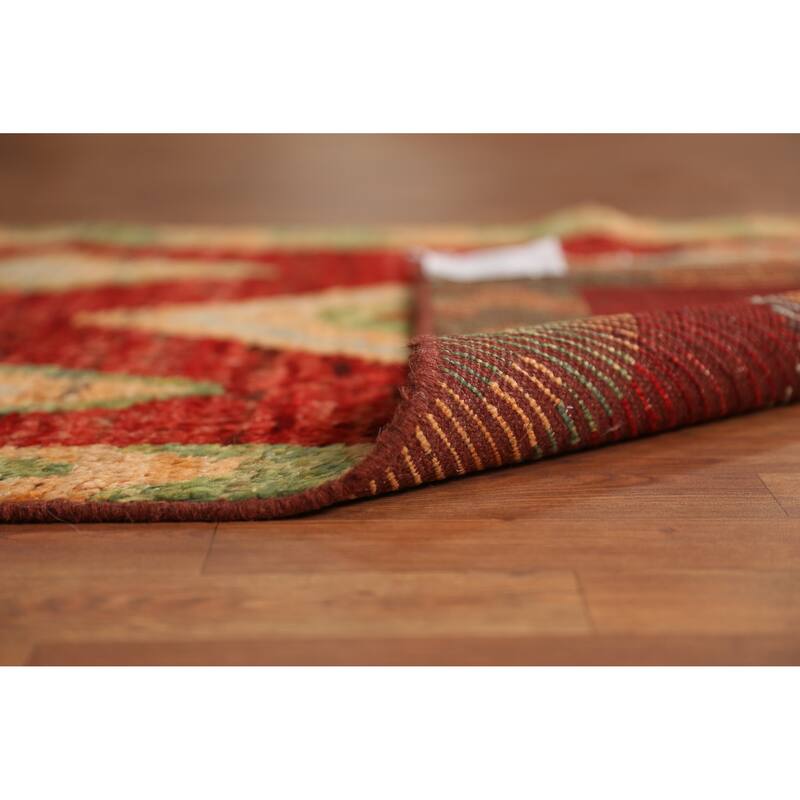 Moroccan Oriental Runner Rug Handmade Hallway Wool Carpet - 3'6" x 13'5"