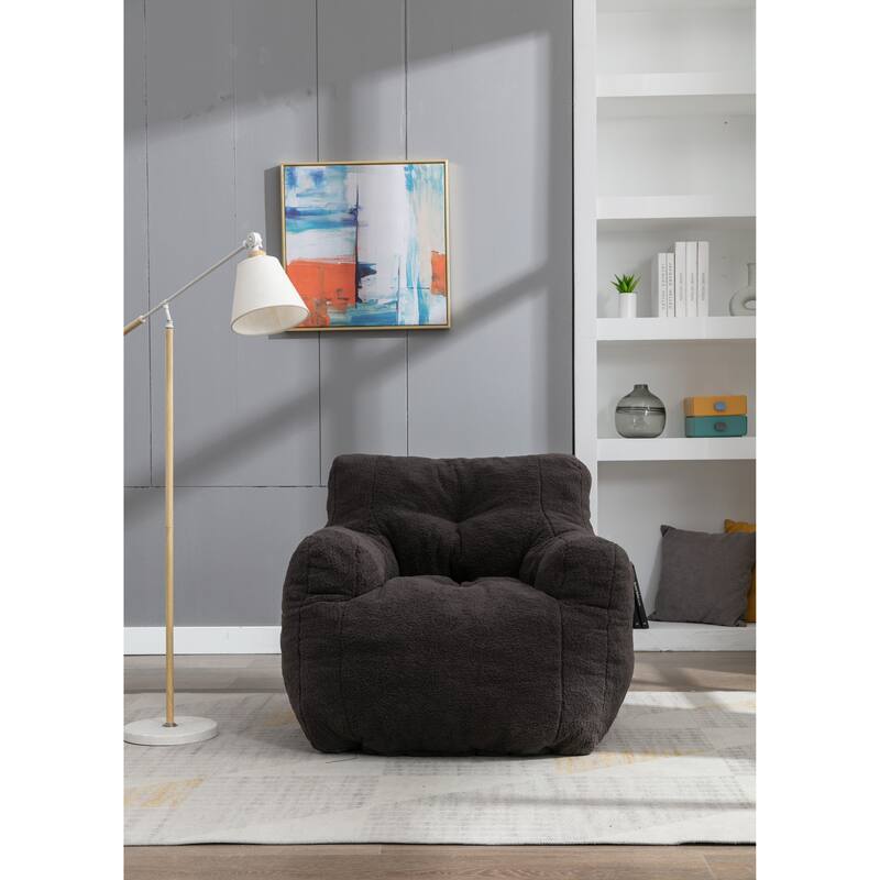Soft Tufted Foam Bean Bag Chair