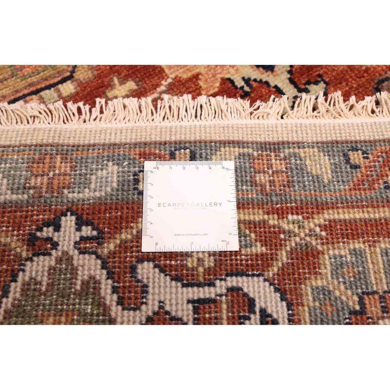 ECARPETGALLERY Hand-knotted Jules Sultane Ivory Wool Rug - 5'8 x 8'9